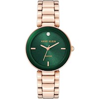 Anne Klein AK/1362GNRG reloj para dama con diamante genuino