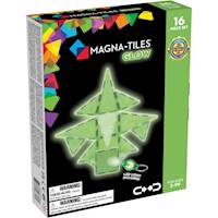 MAGNA-TILES - Glow 16-piezas set de construcción magnético