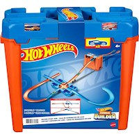 Hot Wheels Pista de acrobacias 25 piezas auto a escala 1:64