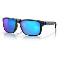 Oakley Holbrook OO9102 Gafas de Sol para Hombre y accesorios | Matte Black Prizmatic / Prizm Sapphire Polarized