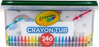 CRAYOLA TINA DE CRAYÓN – 120 COLORES, A GRANEL PARA AULAS, SUMINISTROS DE ARTE