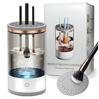 Limpiador Lavador De Brochas De Maquillaje Eléctrico con Vibración Ultrasónica