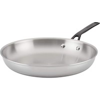 KitchenAid sartén 31 cm, acero inoxidable pulido con revestimiento 5 capas