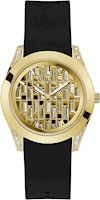 GUESS 39mm Stainless Steel Watch with Baguette Crystals