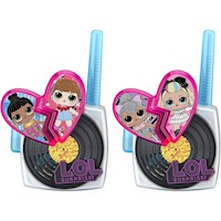 eKids LOL Surprise walkie talkies infantiles de largo alcance sin estática