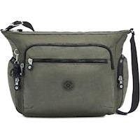 KIPLING | BOLSO GABBIE DIARIO Y LIVIANO (GREEN MOSS)