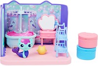 GABBY'S DOLLHOUSE, PRIMP AND PAMPER - BAÑO CON FIGURA DE MERCAT