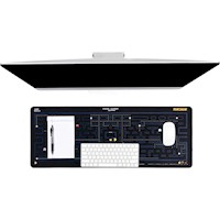 Paladone Pac-Man Retro, alfombrilla de ratón gamer antideslizante