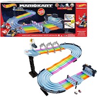 HOT WHEELS PISTA DE CARRERAS RAINBOW ROAD MARIO KART