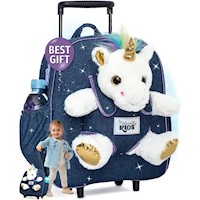 NATURALLY KIDS MOCHILAS WHITE UNI BOLSA CON RUEDAS | MULTICOLOR