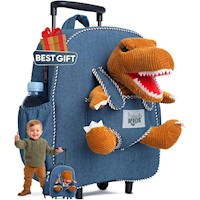 NATURALLY KIDS MOCHILAS BOLE T-REX BOLSA CON RUEDAS | MULTICOLOR