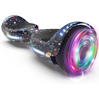 Smart Balance con Dibujos Monopatin Hoverboard Scooter LED Gris