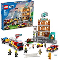 LEGO CITY BRIGADA DE BOMBEROS SET DE CAMIÓN DE BOMBEROS