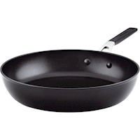 KitchenAid sartén 31 cm, anodizada dura antiadherente | Negro ónix