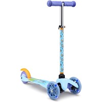 SCOOTER PARA NIÑOS DE 3 A 5 AÑOS: CUBIERTA EXTRA ANCHA Y RUEDAS ILUMINADAS | MULTICOLOR