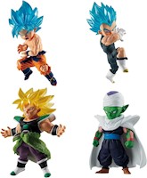 DRAGON BALL SUPER ADVERGE - SUPER SAIYAN BLUE GOKU, VEGETA AZUL Y BROLY,PICCOLO