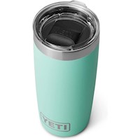 YETI Rambler Vaso de 10 oz de acero inoxidable y tapa MagSlider color turquesa
