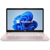 HP Laptop 14" HD Celeron 4GB 64GB SSD RENOVADO | Dale Pink (TECLADO INGLES)
