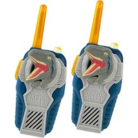eKids Jurassic World walkie talkies infantiles antiestáticos para exteriores