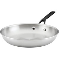 KitchenAid sartén 25 cm, acero inoxidable pulido