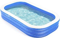 EVAJOY - PISCINA INFLABLE DE 120 X 72 X 20 PULGADAS, PISCINA DE TAMAÑO FAMILIAR