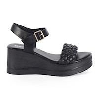 SANDALIA MUJER STHEF CASUAL NEGRO 7536 SNTC