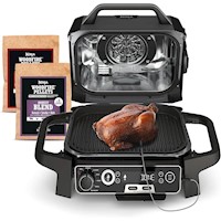 Ninja Parrilla exterior Woodfire OG751 7 en 1, XL | Gris