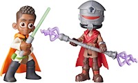 STAR WARS YOUNG JEDI ADVENTURES POP-UP LIGHTSABER DUEL, KAI BRIGHTSTAR Y TABORR