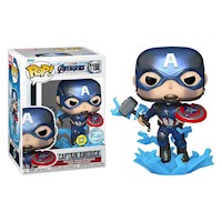 FIGURA FUNKO POP AVENGERS ENDGAME - CAPTAIN AMERICA (GLOW IN THE DARK Y