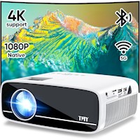 TMY Proyector 1080P 5G WiFi/Bluetooth 4K 320ANSI Lumen - 300 pulgadas