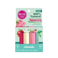 EOS bálsamos labiales barra pack 4 | 0.14 oz / 4 ml