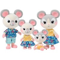 HONEY BEE ACRES pack de 4 ratones 6-7 cm
