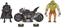 DC COMICS, BATMAN-PAQUETE DE BATALLA TRANSFORMABLE DE BATCYCLE