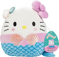 SQUISHMALLOWS SIRENA DE HELLO KITTY DE 8', KELLYTOY SANRIO