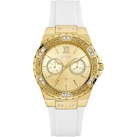 GUESS GW0519L2 reloj para mujer de acero con correa de silicona anti-manchas