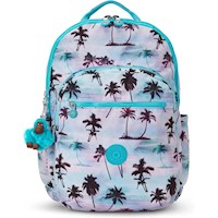 Kipling Seoul Mochila Extra Grande para Portátil 17 Pulgadas | Shadow Palm Prt