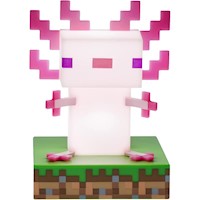 Paladone Minecraft Axolotl, lámpara escritorio oficial