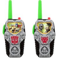 eKids Transformers walkie talkies luminosos infantiles para interior y exterior