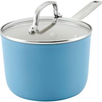 KitchenAid olla anodizada dura 3 qt / 2.8 l, cerámica | Terciopelo azul