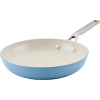 KitchenAid sartén cerámica anodizada dura 10 in / 25 cm | Azul terciopelo
