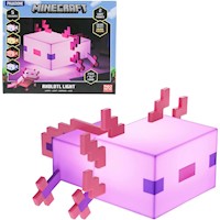 Paladone Minecraft Axolotl, lámpara cinco modos de color