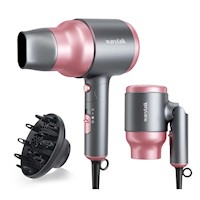 Wavytalk Secador Mini 1600W Plegable con Difusor para Rizos