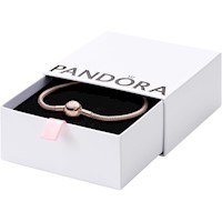 Pandora Moments pulsera cadena serpiente 23 cm | Oro Rosa