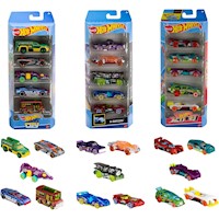 Hot Wheels Paquete de 15 autos 1:64 incluye HW City X-Raycers y Track Pack