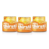 Ninja Thirsti Gotas FRUITI CHILL Naranja 17 bebidas 355 ml |PACK x3