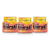 Ninja Thirsti Gotas FRUITI CHILL+ Melocotón y Mango 17 bebidas 355 ml |PACK x3