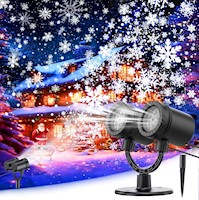 PROYECTOR DE LUZ DE NAVIDAD PARA EXTERIORES, PROYECTOR LED DE COPO DE NIEVE