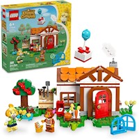 Lego Animal Crossing Visita a la casa de Isabelle, set de construcción