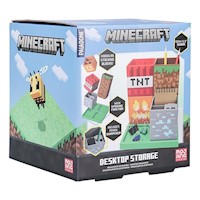 Paladone Minecraft, organizador modular de escritorio gamer