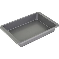 KitchenAid molde para tartas 23×33 cm, acero aluminizado | Plateado